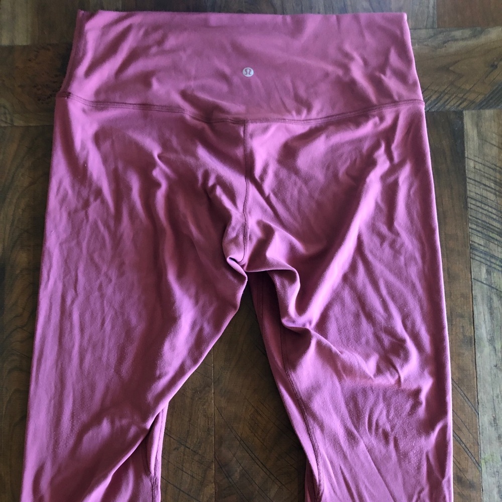 Lululemon Align Crop 21” Misty Merlot